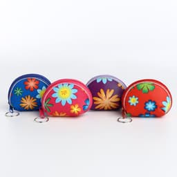 Кошелёк детский «Цветочки», маленький, монетница, МИКС