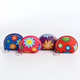 Кошелёк детский «Цветочки», маленький, монетница, МИКС