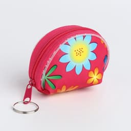 Кошелёк детский «Цветочки», маленький, монетница, МИКС