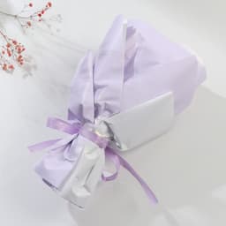 Букет из мыльных лепестков для ванны «Сиреневый туман», подарочный, 11×8×25 см