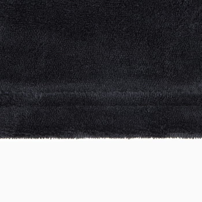 Плед «Этель», 150×200 см, корал-флис, чёрный