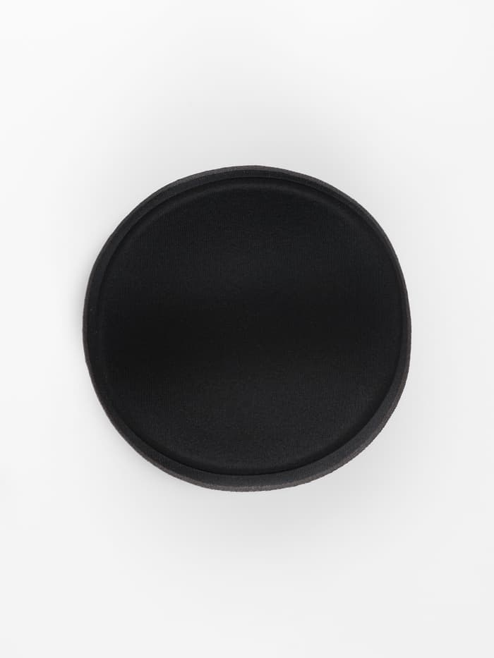 Чашки для бюстгальтера «Круг», L (48), d=14.5 см, пара, чёрные