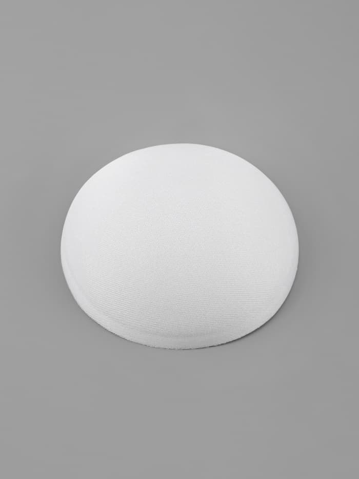 Чашки для бюстгальтера «Круг», L (48), d=14.5 см, пара, белые