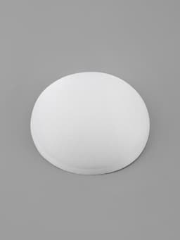 Чашки для бюстгальтера «Круг», L (48), d=14.5 см, пара, белые