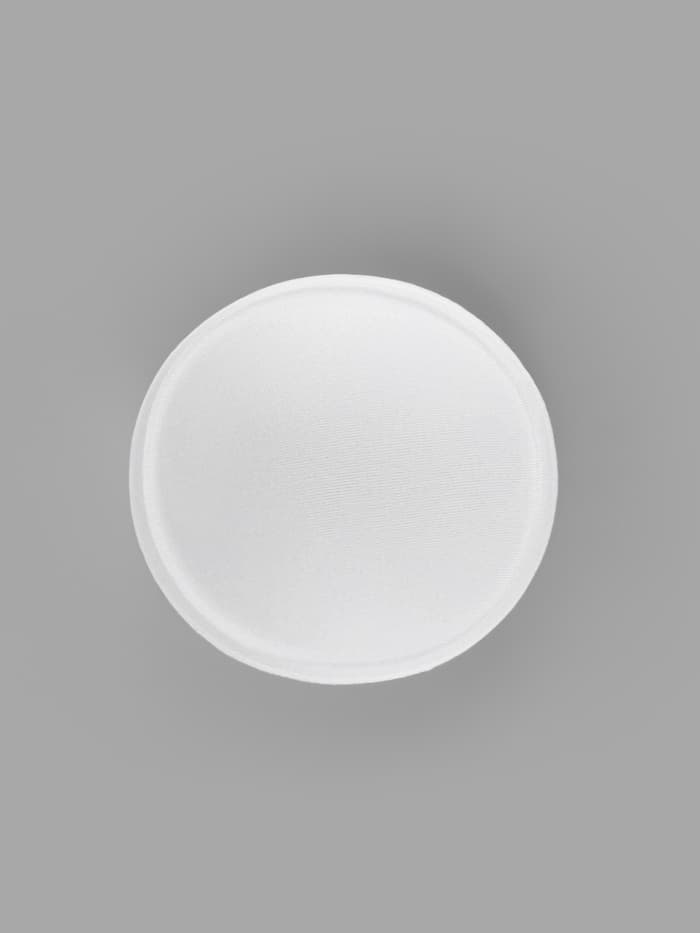 Чашки для бюстгальтера «Круг», L (48), d=14.5 см, пара, белые