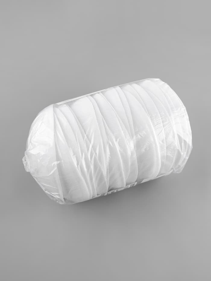 Чашки для бюстгальтера «Круг», L (48), d=14.5 см, пара, белые