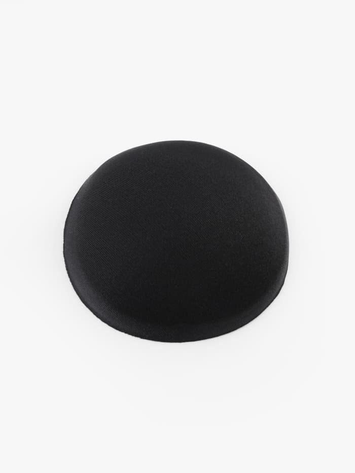 Чашки для бюстгальтера «Круг», 2XL (52), d=16.5 см, пара, чёрные