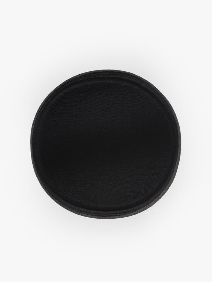 Чашки для бюстгальтера «Круг», 2XL (52), d=16.5 см, пара, чёрные