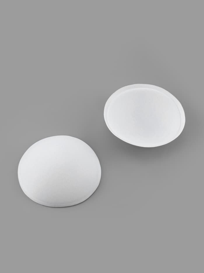 Чашки для бюстгальтера «Круг», 2XL (52), d=16.5 см, пара, белые