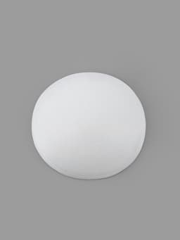 Чашки для бюстгальтера «Круг», 2XL (52), d=16.5 см, пара, белые