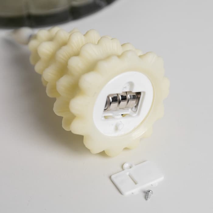 Светодиодная фигура «Ёлочка» 6×12×6 см, пластик, от батареек AG13×3, свечение тёплое белое