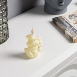 Светодиодная фигура «Снеговик» 7×12.5×5.5 см, пластик, от батареек AG13×3, свечение тёплое белое