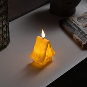 Светодиодная фигура «Домик» 7×11.5×5.5 см, пластик, батарейки AG13×3 (в комплекте), свечение тёплое белое