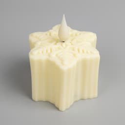 Светодиодная фигура «Снежинка» 7×8.5×8 см, пластик, от батареек AG13×3, свечение тёплое белое