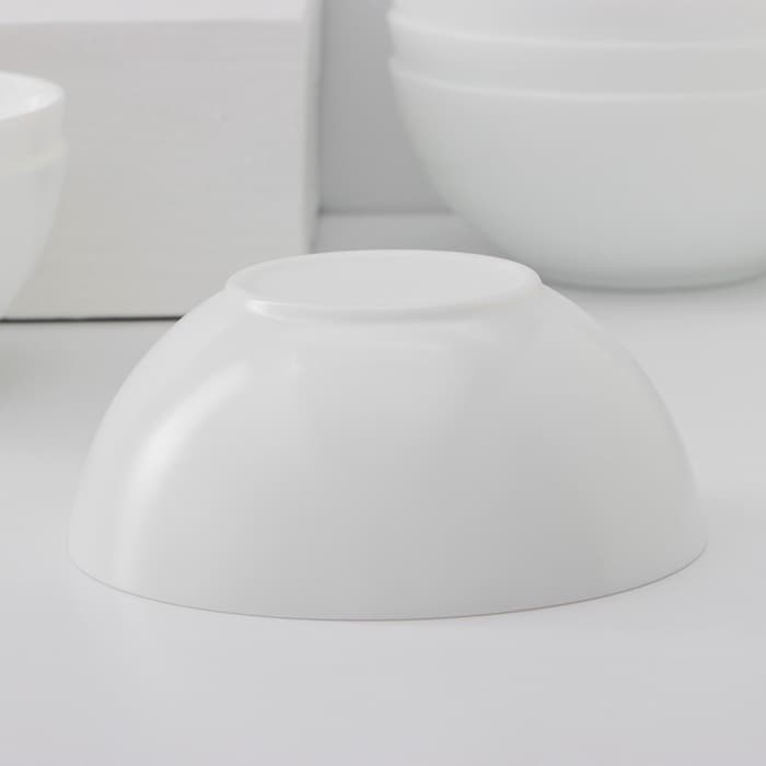 Салатники Luminarc Everyday, 1 л, d=18 см, набор 6 шт., стеклокерамика, белые