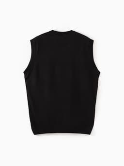 Жилет MINAKU: Knitwear collection цвет черный, размер 48