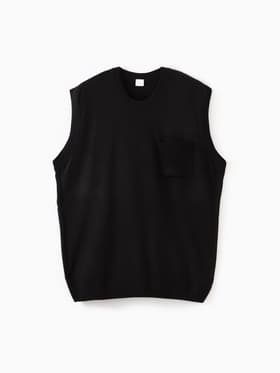 Жилет MINAKU: Knitwear collection цвет черный, размер 48