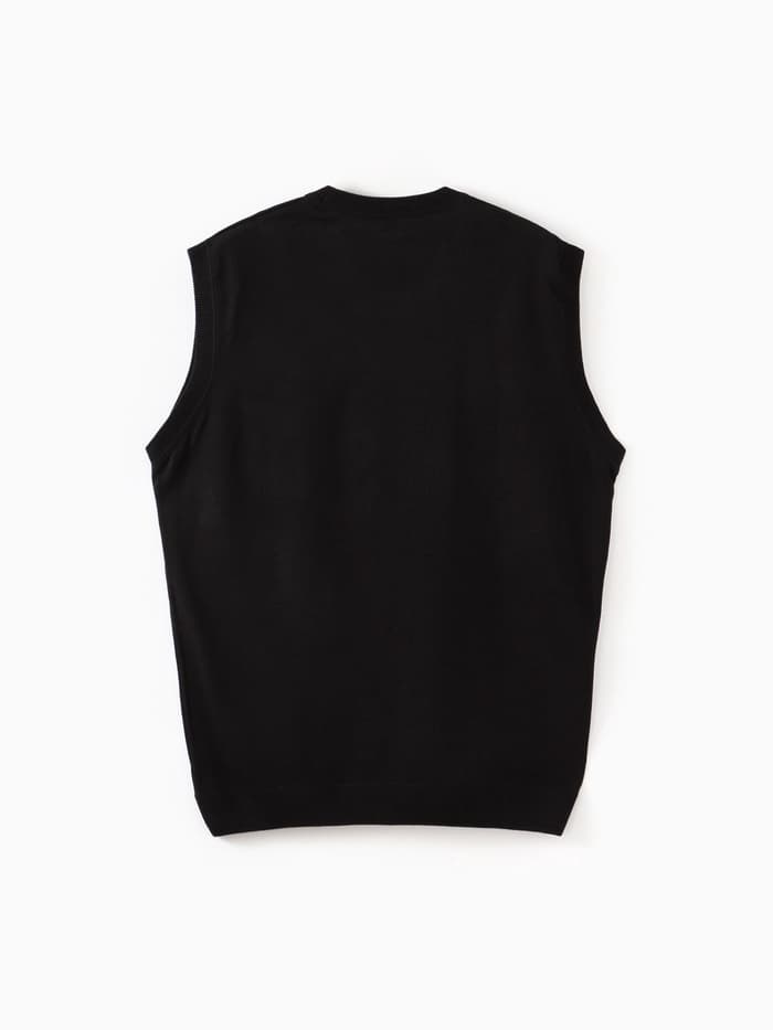 Жилет MINAKU: Knitwear collection цвет черный, размер 50