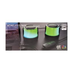 Портативная колонка Borofone BP12, 2 в 1, 10 Вт, кабель 1.36 м, BT 5.2, AUX, чёрная