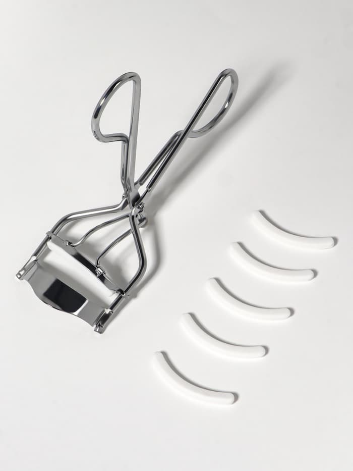 Сменные резинки к щипцам для ресниц, набор - 6 шт., белые