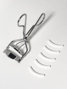 Сменные резинки к щипцам для ресниц, набор - 6 шт., белые