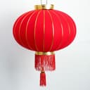 Китайский фонарик «Классика», текстиль, металл, d=55 см