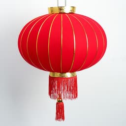 Китайский фонарик «Классика», текстиль, металл, d=55 см