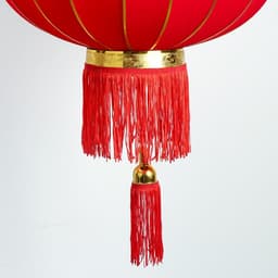 Китайский фонарик «Классика», текстиль, металл, d=45 см