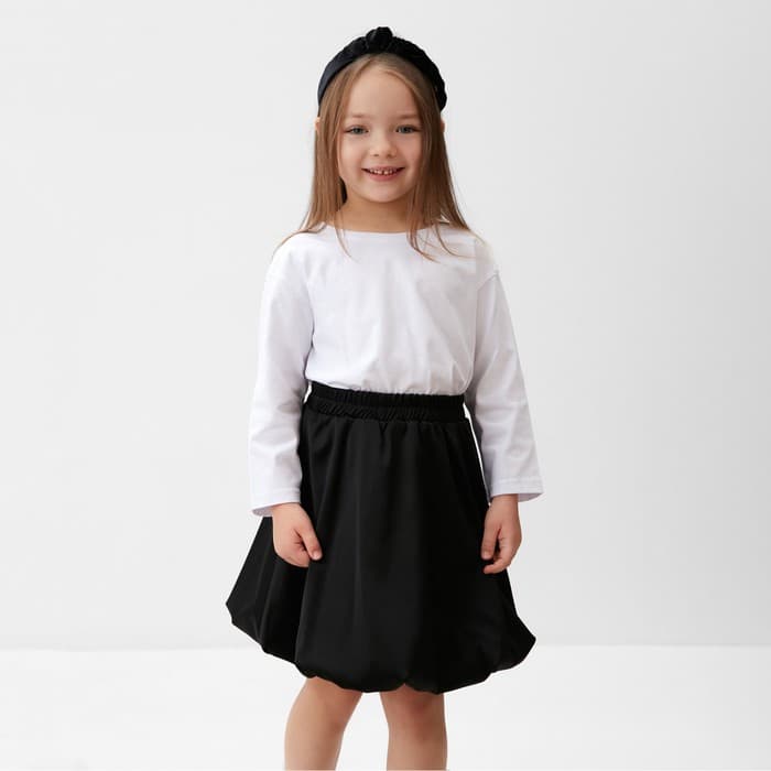 Юбка-баллон для девочки KAFTAN, размер 32 (110-116 см), чёрная