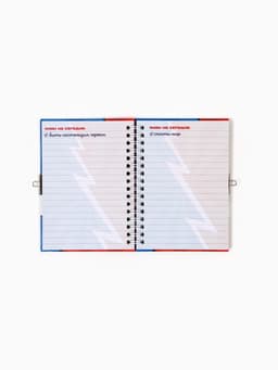 Записная книжка на замочке А6, 50 л. «Настоящий герой»