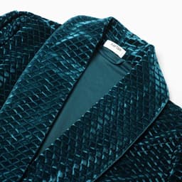 Халат домашний женский KAFTAN «Бархат», размер 44, зелёный