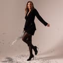 Жакет женский KAFTAN «Бархат», размер 42, чёрный