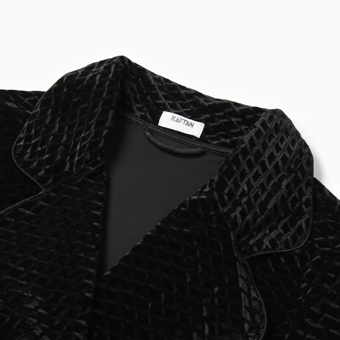 Жакет женский KAFTAN «Бархат», размер 46, чёрный