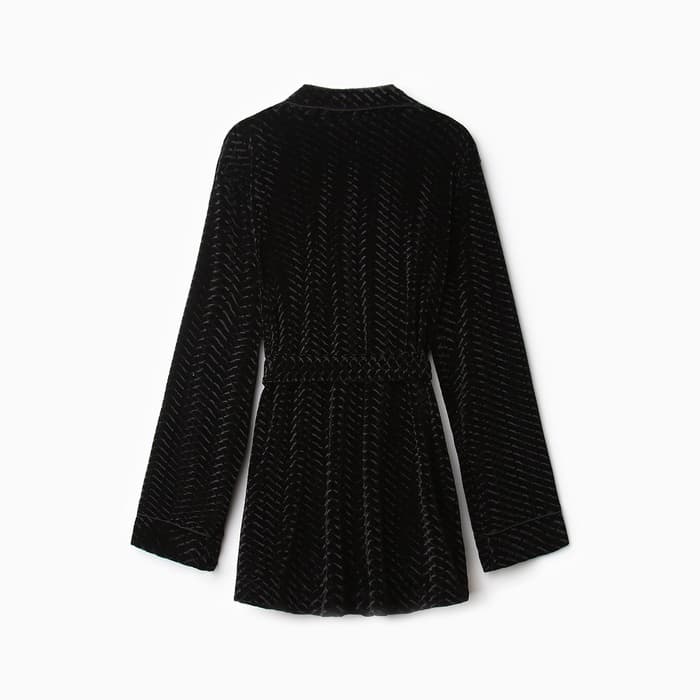 Жакет женский KAFTAN «Бархат», размер 46, чёрный