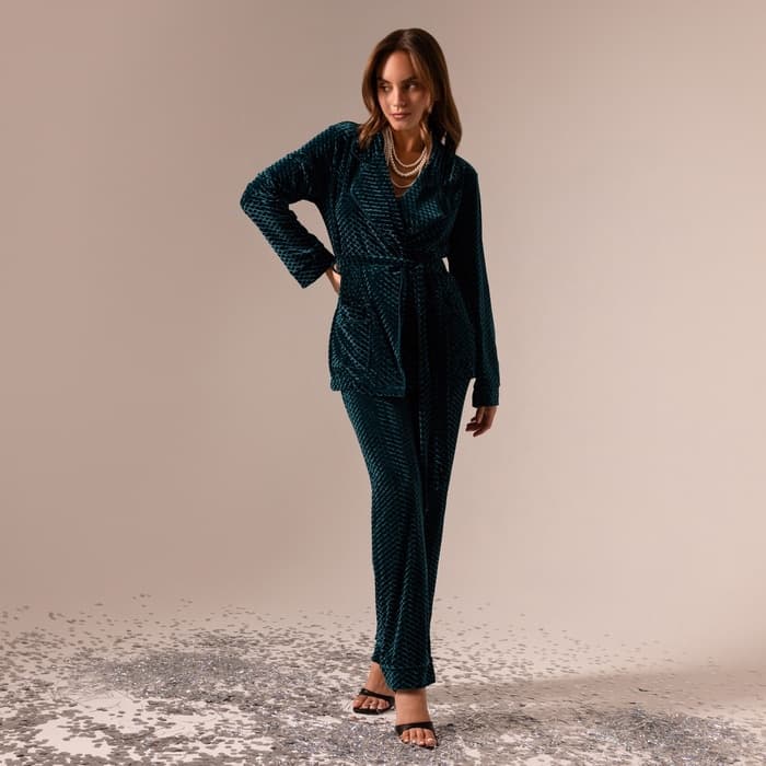 Жакет женский KAFTAN «Бархат», размер 40, зелёный