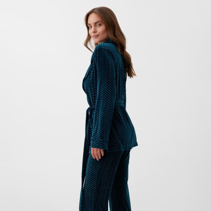 Жакет женский KAFTAN «Бархат», размер 40, зелёный