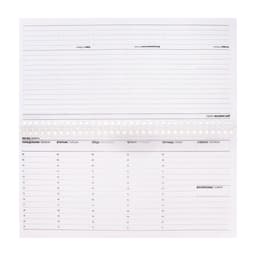 Планинг недатированный 130×300 мм, 50 листов, на гребне, мягкая обложка, «Любимому учителю»