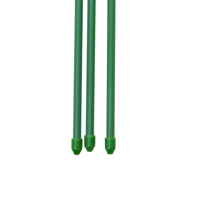 Кустодержатель, d=32–30–28–26–24 см, h=150 см, 5 колец, металл, зелёный, Greengo