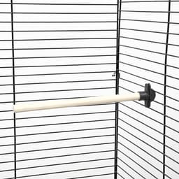 Жёрдочка для птиц «Пижон», 21×1.2 см, средняя, дерево, бежевая