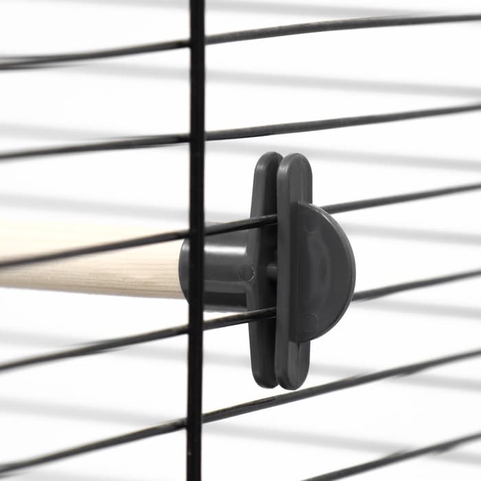 Жёрдочка для птиц «Пижон», 21×1.2 см, средняя, дерево, бежевая