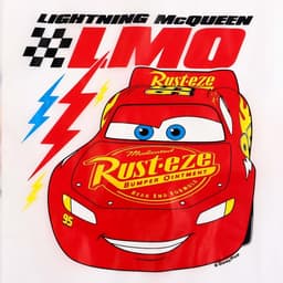 Дождевик детский, размер L, 110-120 см, Тачки