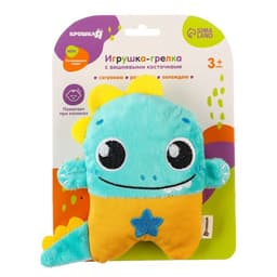 Игрушка грелка от колик Крошка Я «Динозавр», вишнёвые косточки