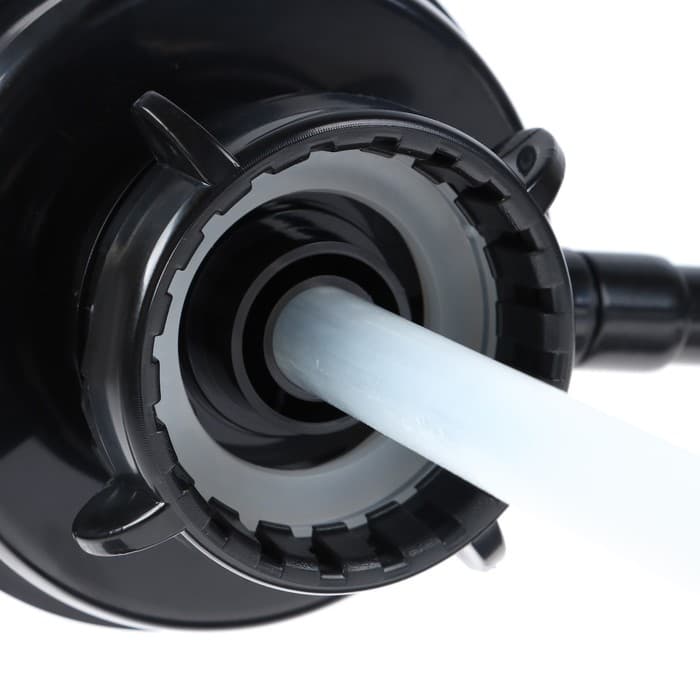 Помпа для воды Aqua work «Дельфин Эко», механическая, под бутыль от 11 до19 л, чёрно-серая