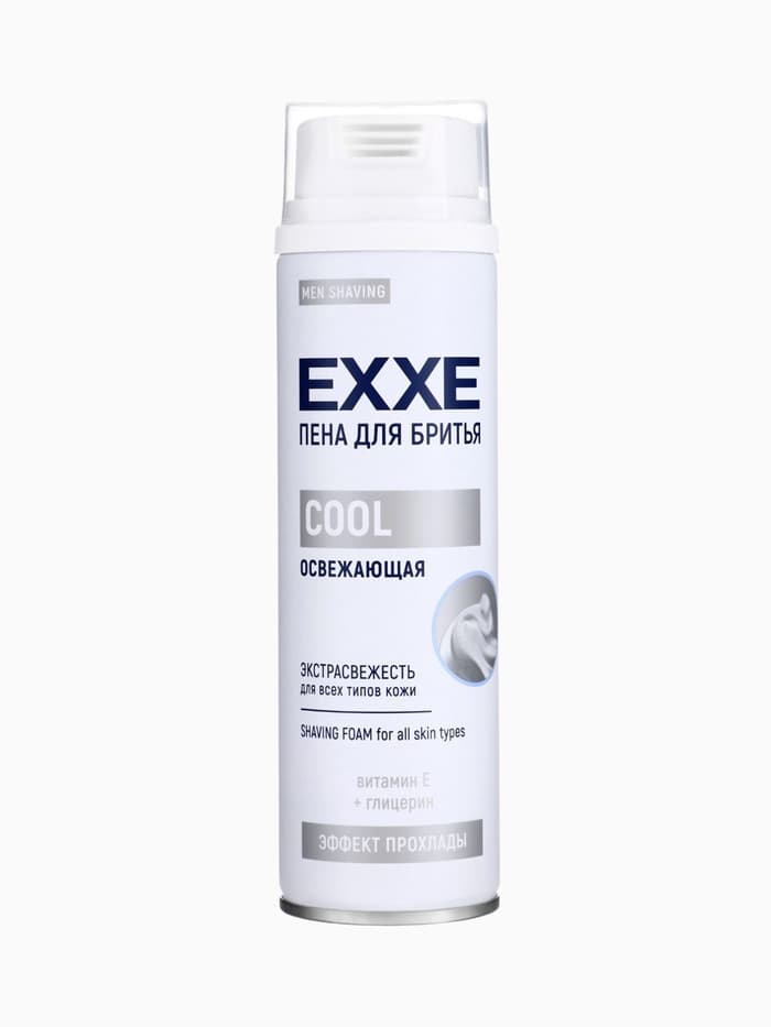 Пена для бритья EXXE COOL освежающая, 200 мл