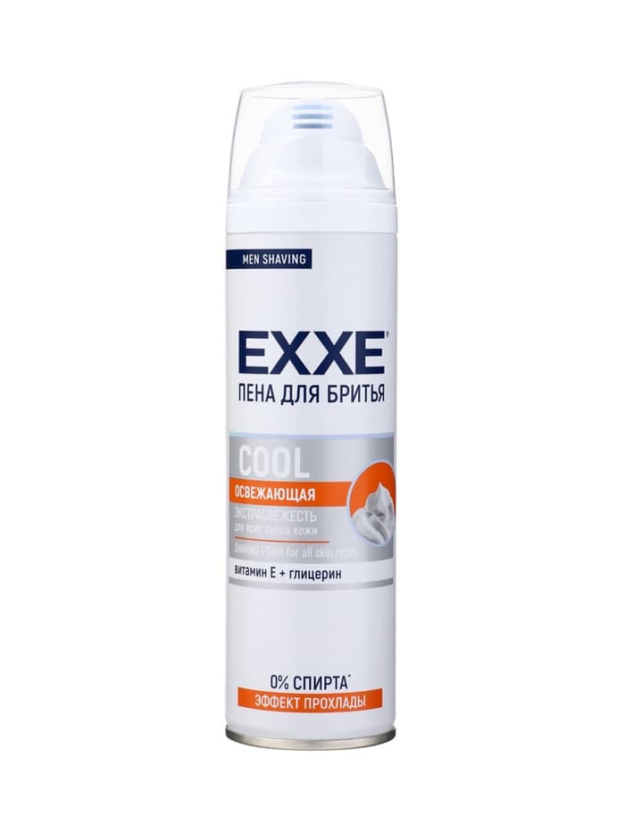 Пена для бритья EXXE COOL освежающая, 200 мл