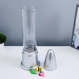 Лава - лампа RISALUX «Аквариум с рыбками», подсветка, RGB, от сети 220 В, серебристая, 12×12×50 см