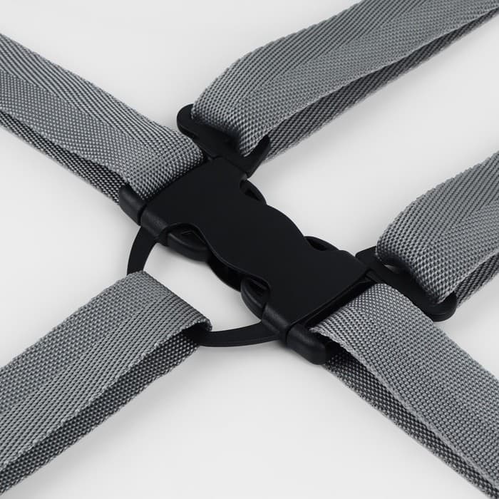 Фастекс 22, 25, 27 мм, пятерной, нагрузка до 35 кг, чёрный