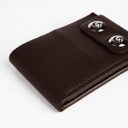 Портмоне мужское на магнитах, отдел для купюр, карт, монет, коричневое