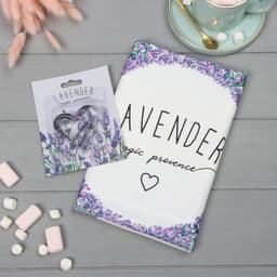 Кухонный набор «Этель» Lavender: полотенце, формочки для печенья