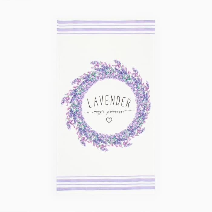 Кухонный набор «Этель» Lavender: полотенце, формочки для печенья